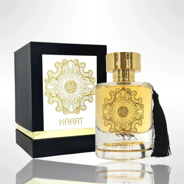 Karat is a warm, spicy, and woody perfume for men.